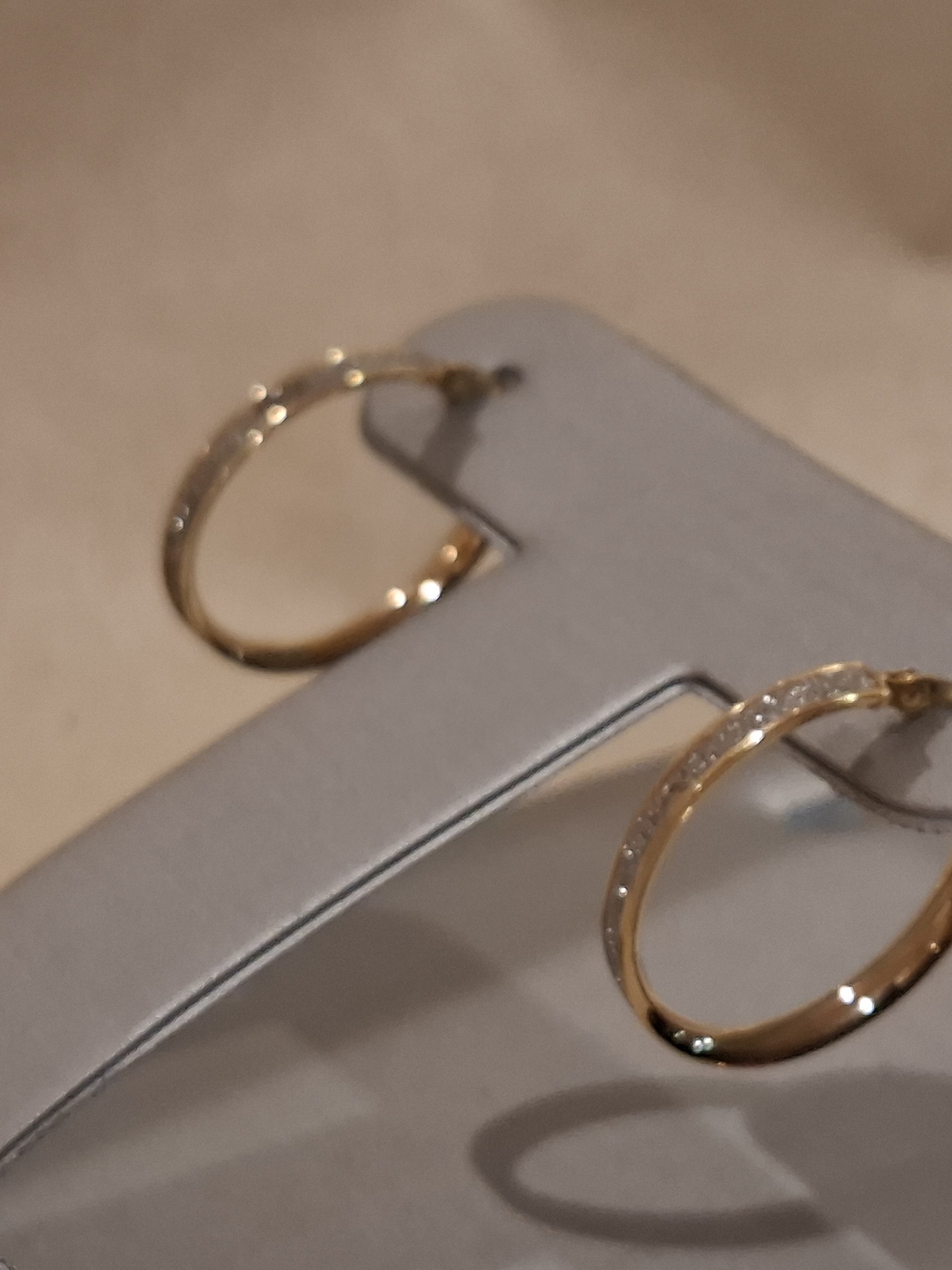 REAL Yellow GOLD Earrings - Women Jewelry